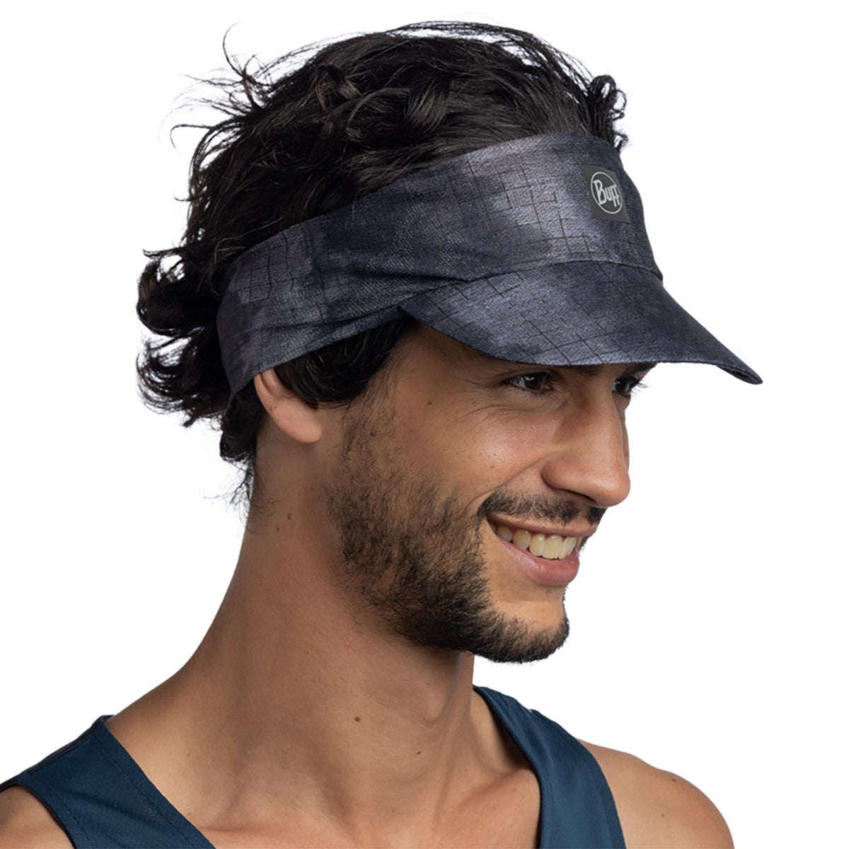Buff Unisex Mens Womens Pack Speed Visor Packable Running Cap - Graphite
