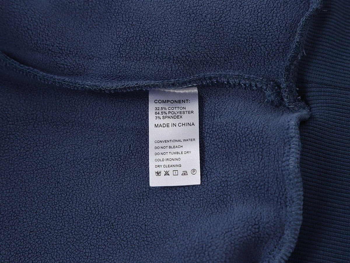 500 GSM BOXY CROPPED 'DENIM BLUE' HOODIE
