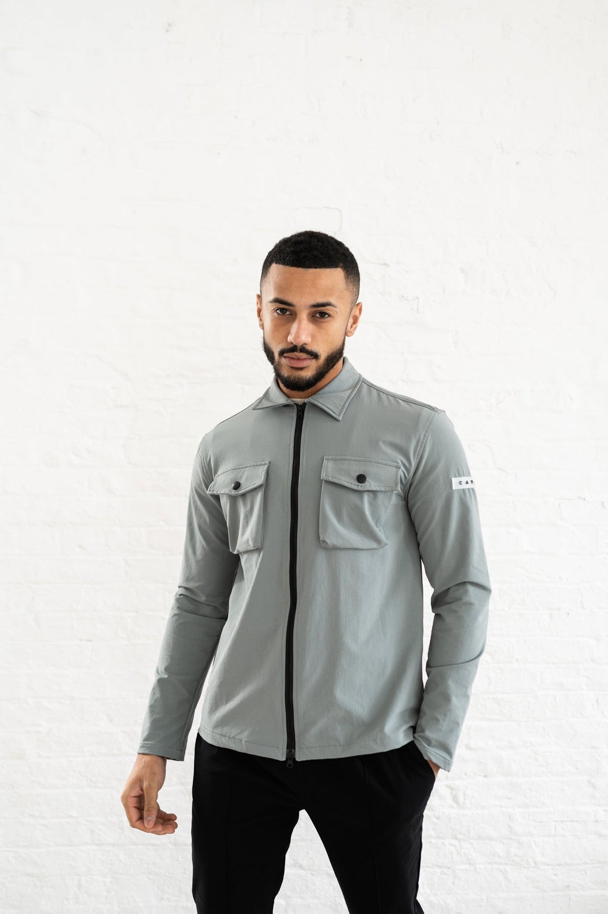 Capo BUTTON Jacket - Grey