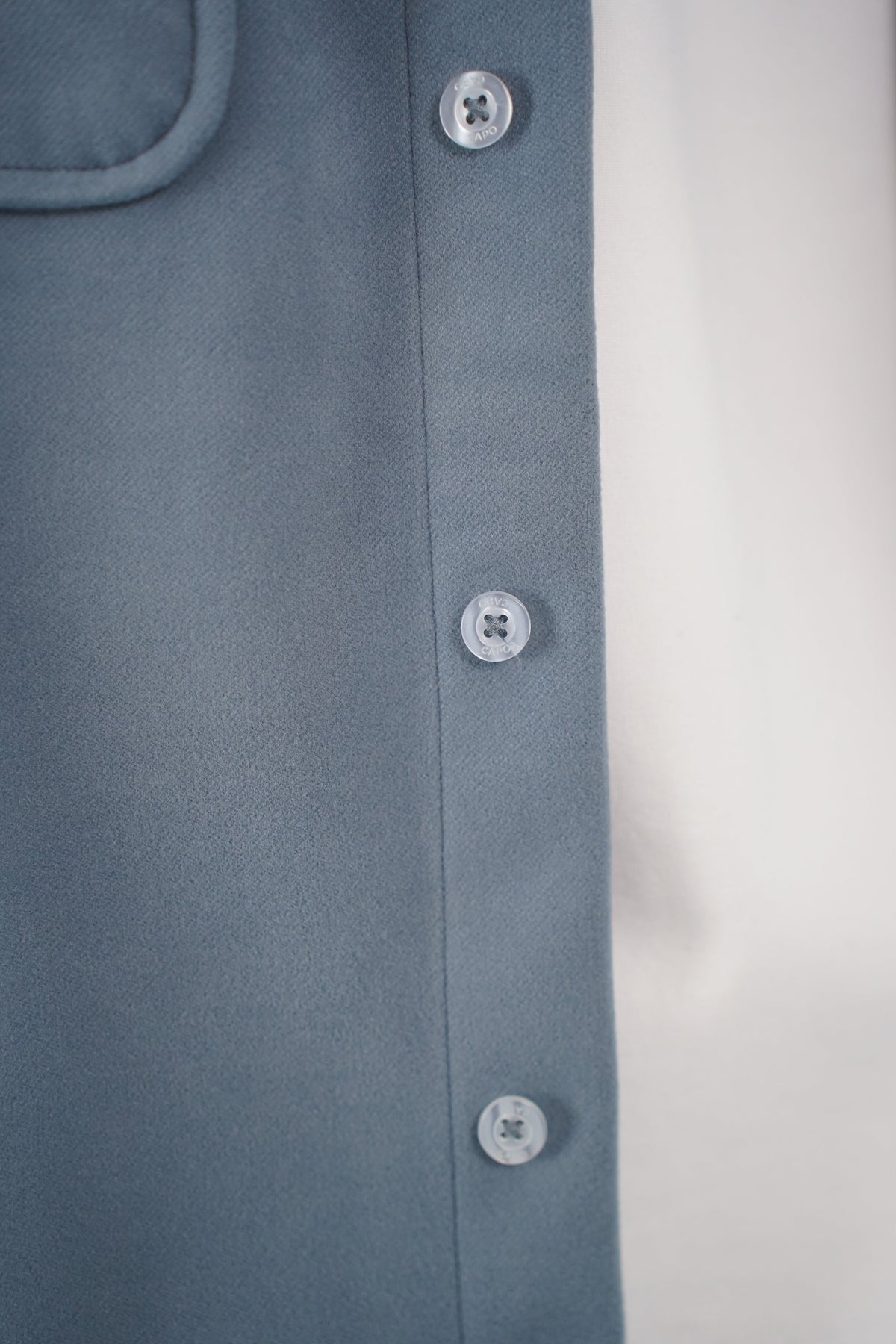 Capo Elliot Overshirt - Slate Blue
