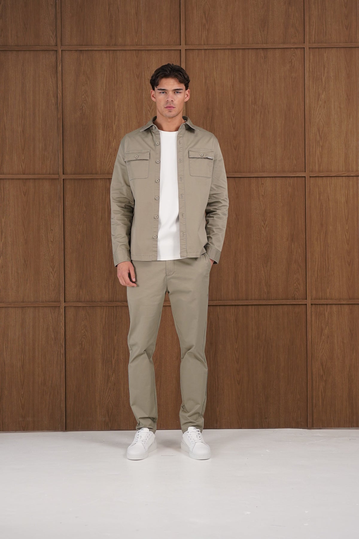 Capo Chino Side Adjuster Pant - Olive