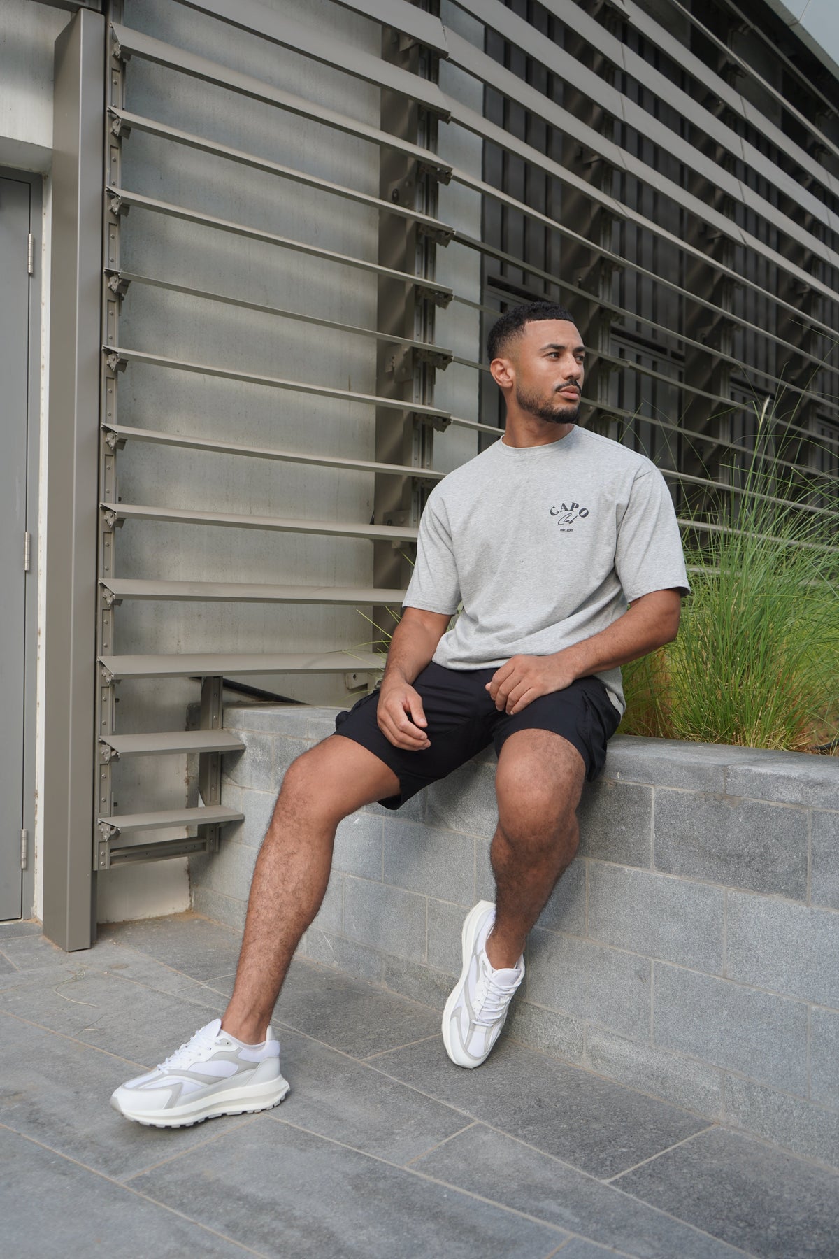 Capo Beach Club T-Shirt - Grey Marl