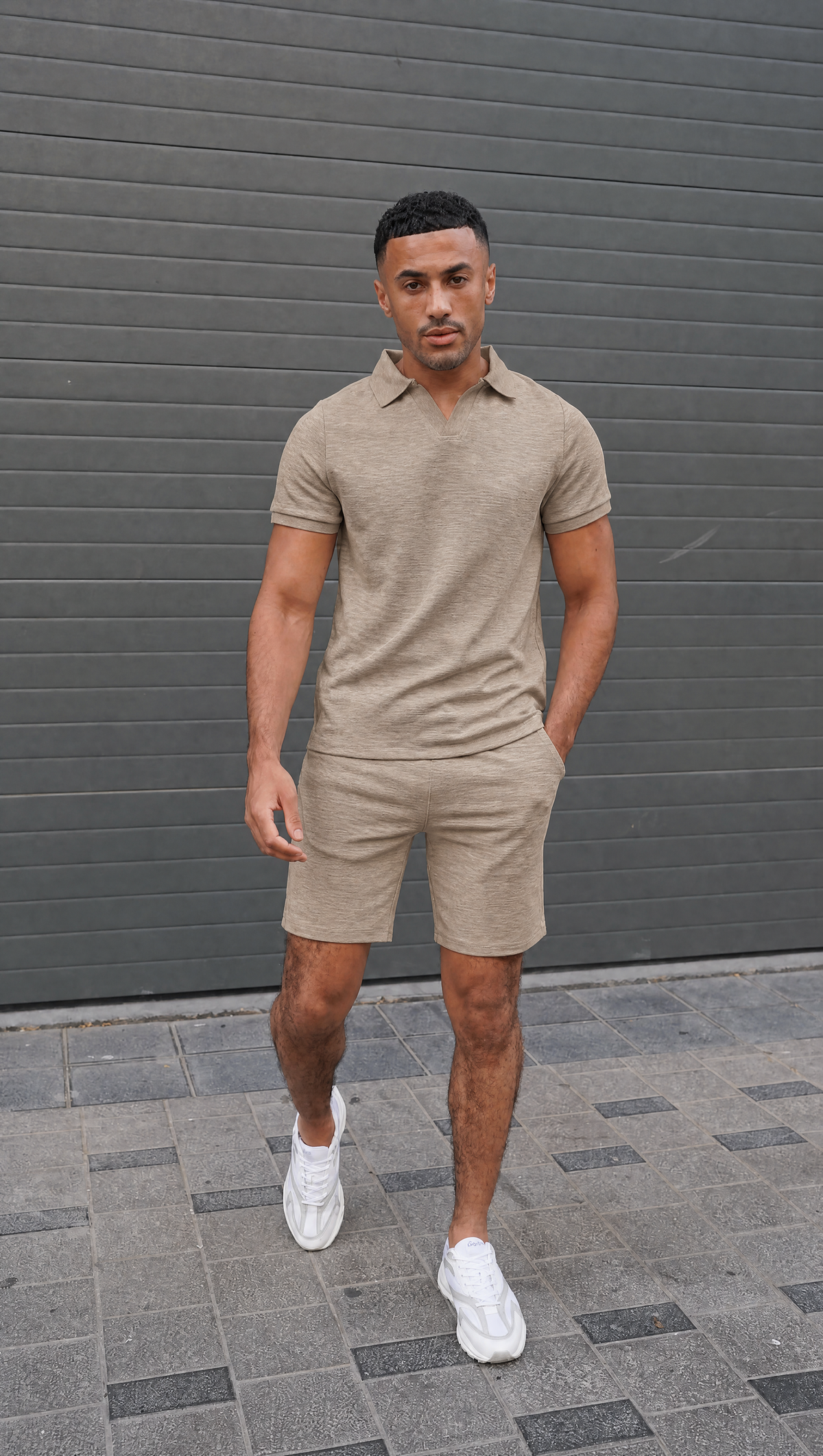 Capo Jersey Slub Shorts - Olive