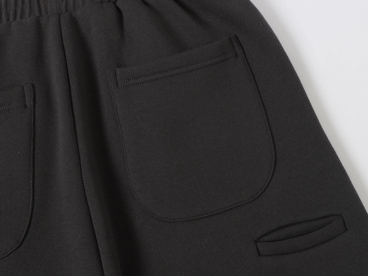 520 GSM COZY BAGGY 'DARK GRAY' STRAIGHT PANTS
