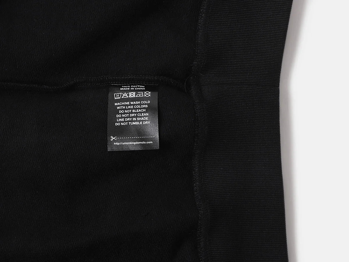 480 GSM TERRY LOOSE FIT 'BLACK' HOODIE