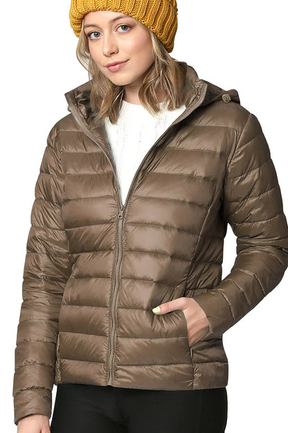 Women's Essential Ultra Light Weight Packable Down Jacket