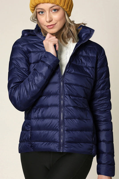 Women's Essential Ultra Light Weight Packable Down Jacket