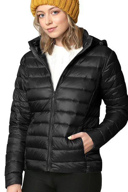 Women's Essential Ultra Light Weight Packable Down Jacket