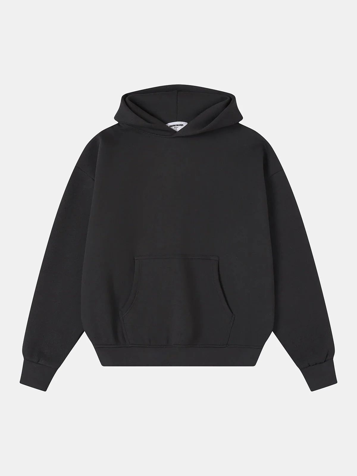520 GSM BOXY CROPPED FIT 'DARK GRAY' HOODIE