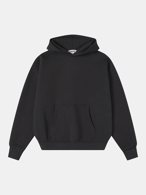 520 GSM BOXY CROPPED FIT 'DARK GRAY' HOODIE
