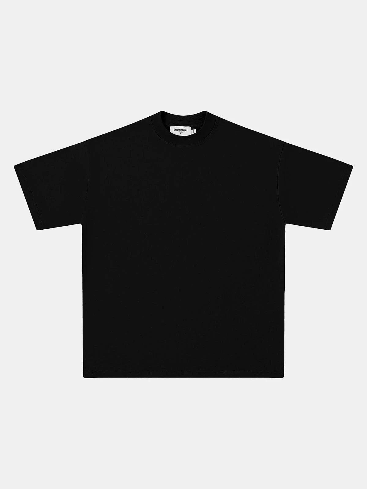 280 GSM LOOSE FIT 'BLACK' T-SHIRT