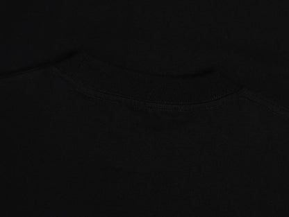 320 GSM LOOSE FIT 'BLACK' T-SHIRT