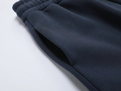 500 GSM LOOSE FIT WIDE LEG 'NAVY BLUE' SWEATPANTS