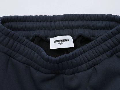 500 GSM LOOSE FIT WIDE LEG 'NAVY BLUE' SWEATPANTS