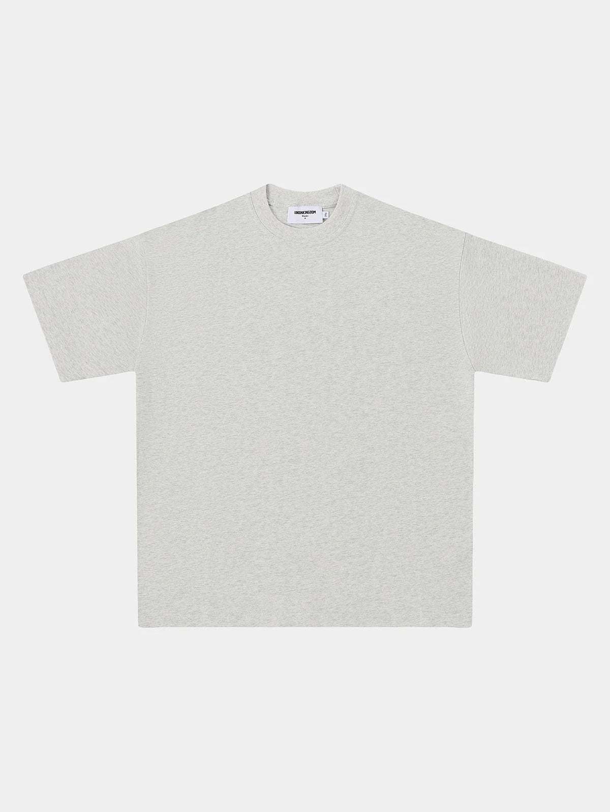 220 GSM LOOSE FIT 'LIGHT FLOWER GRAY' T-SHIRT