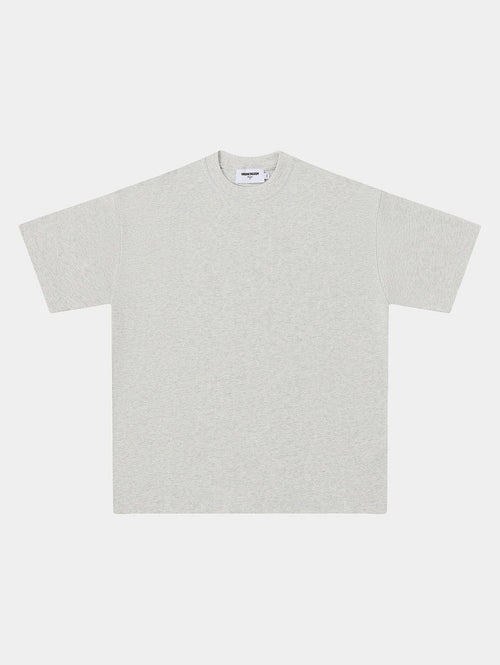 220 GSM LOOSE FIT 'LIGHT FLOWER GRAY' T-SHIRT