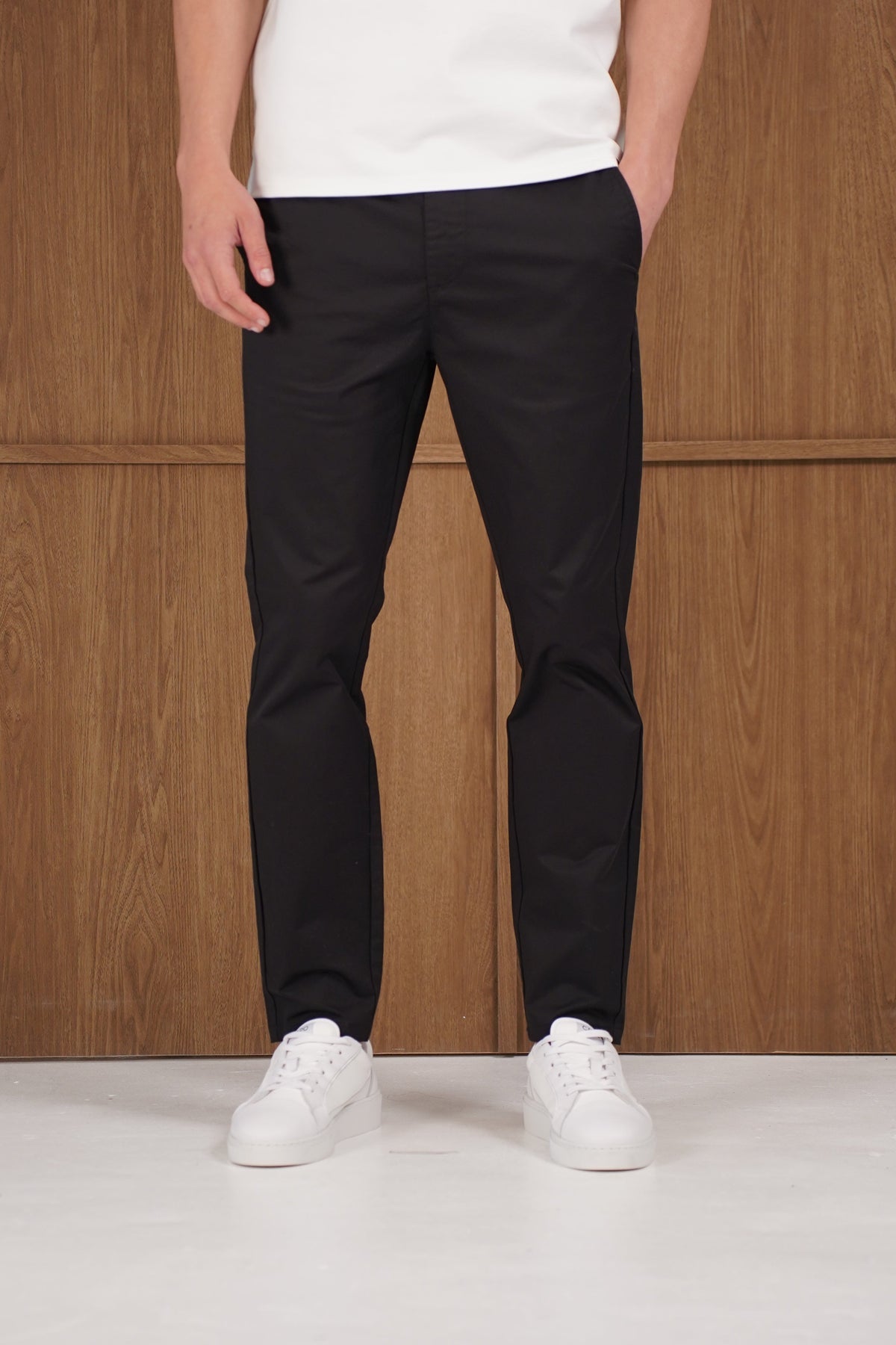 Capo Chino Side Adjuster Pant - Black