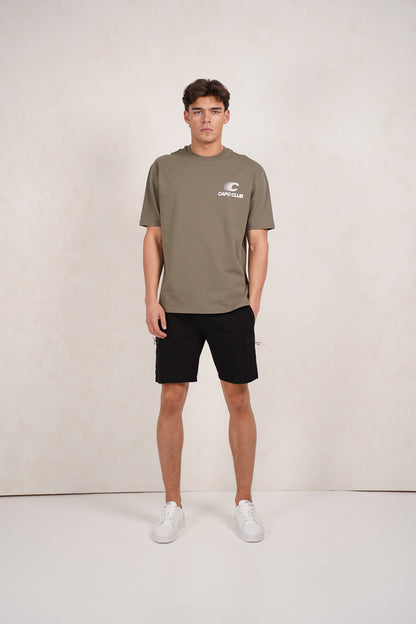 Capo Club Speed T-Shirt - Olive/White