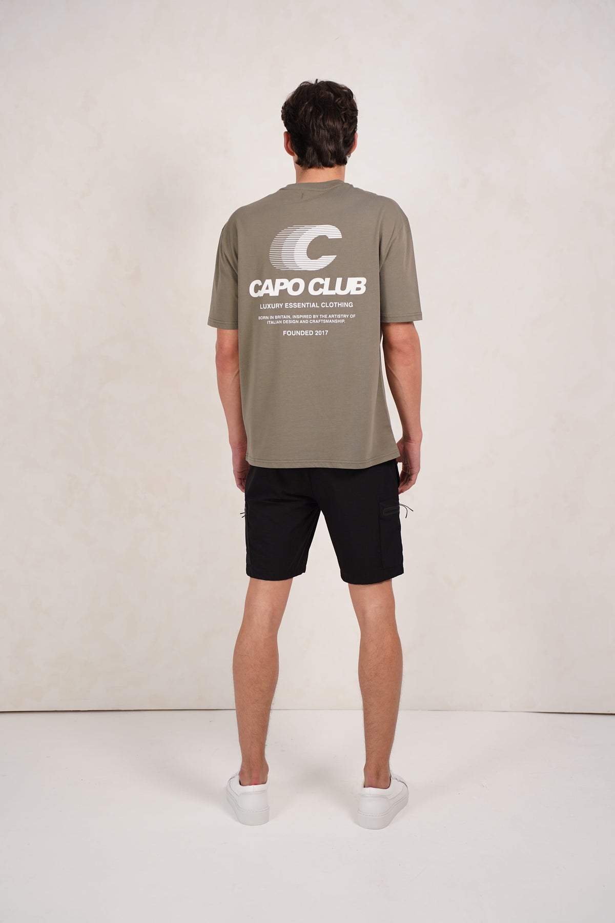 Capo Club Speed T-Shirt - Olive/White