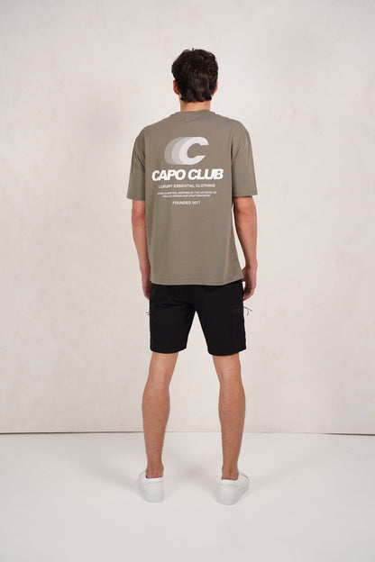 Capo Club Speed T-Shirt - Olive/White
