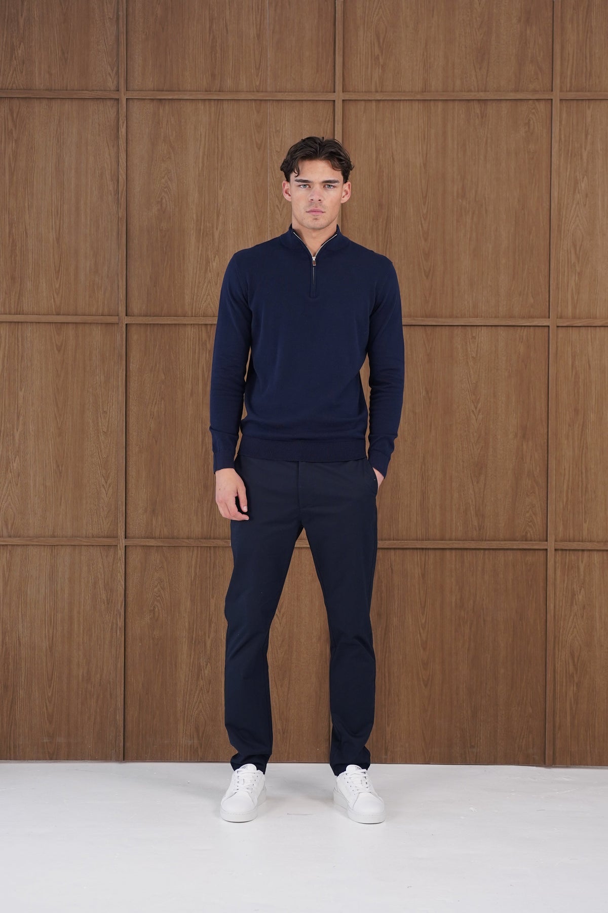 Capo Chino Trouser - Navy