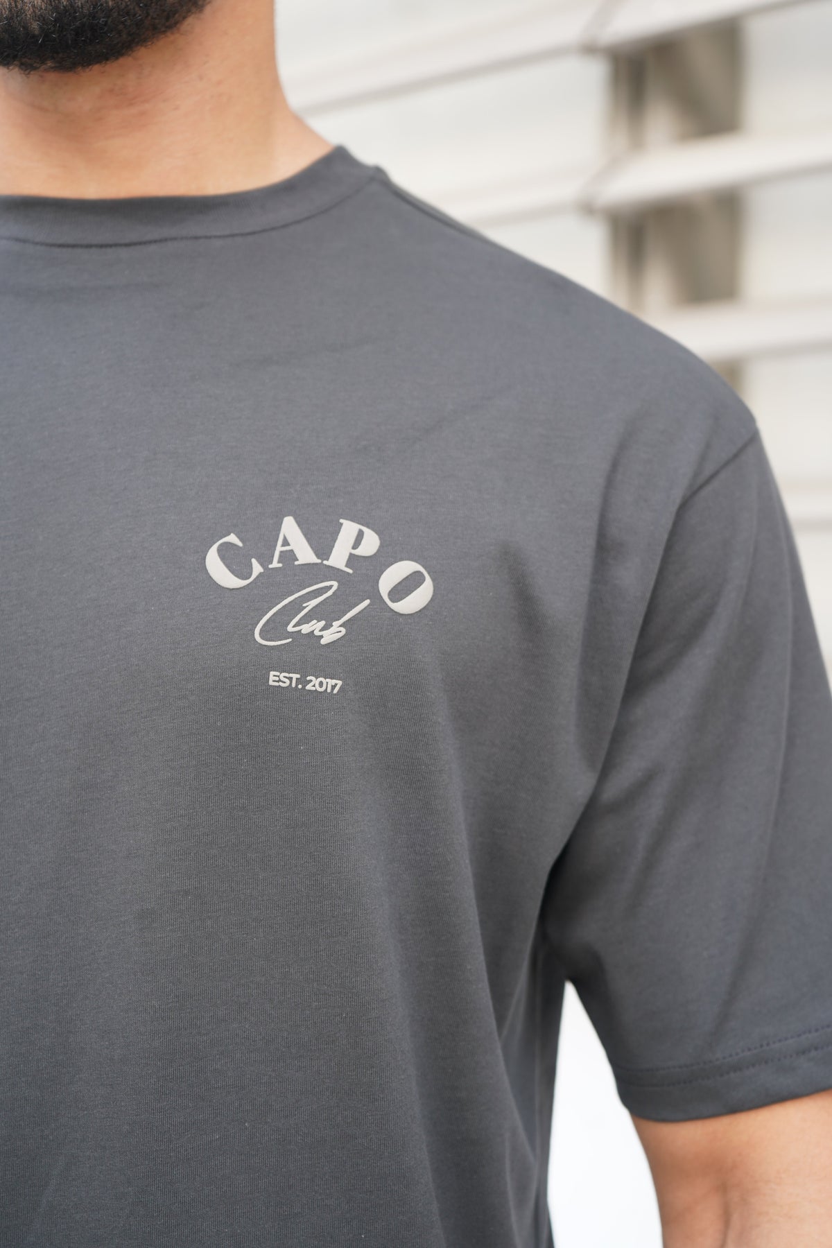 Capo Beach Club T-Shirt - Charcoal