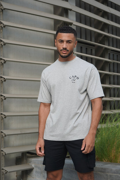 Capo Beach Club T-Shirt - Grey Marl