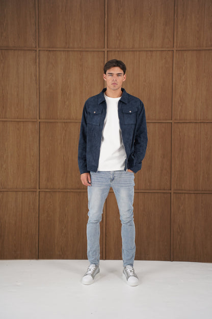 Capo SUEDE Jacket - Navy