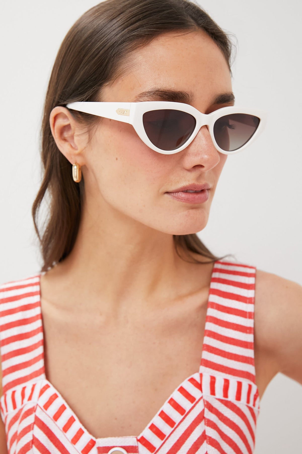 Bone Narrow Down Sunglasses