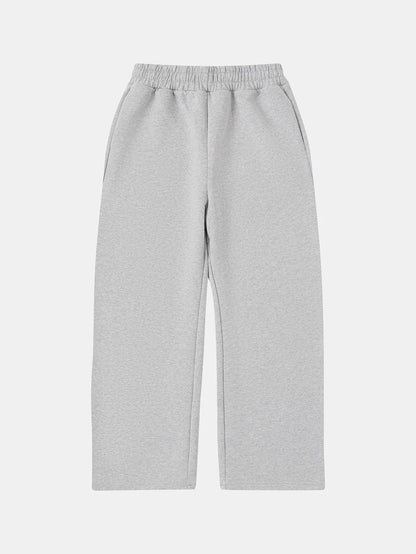 630 GSM LOOSE FIT 'FLOWER GRAY' PANTS