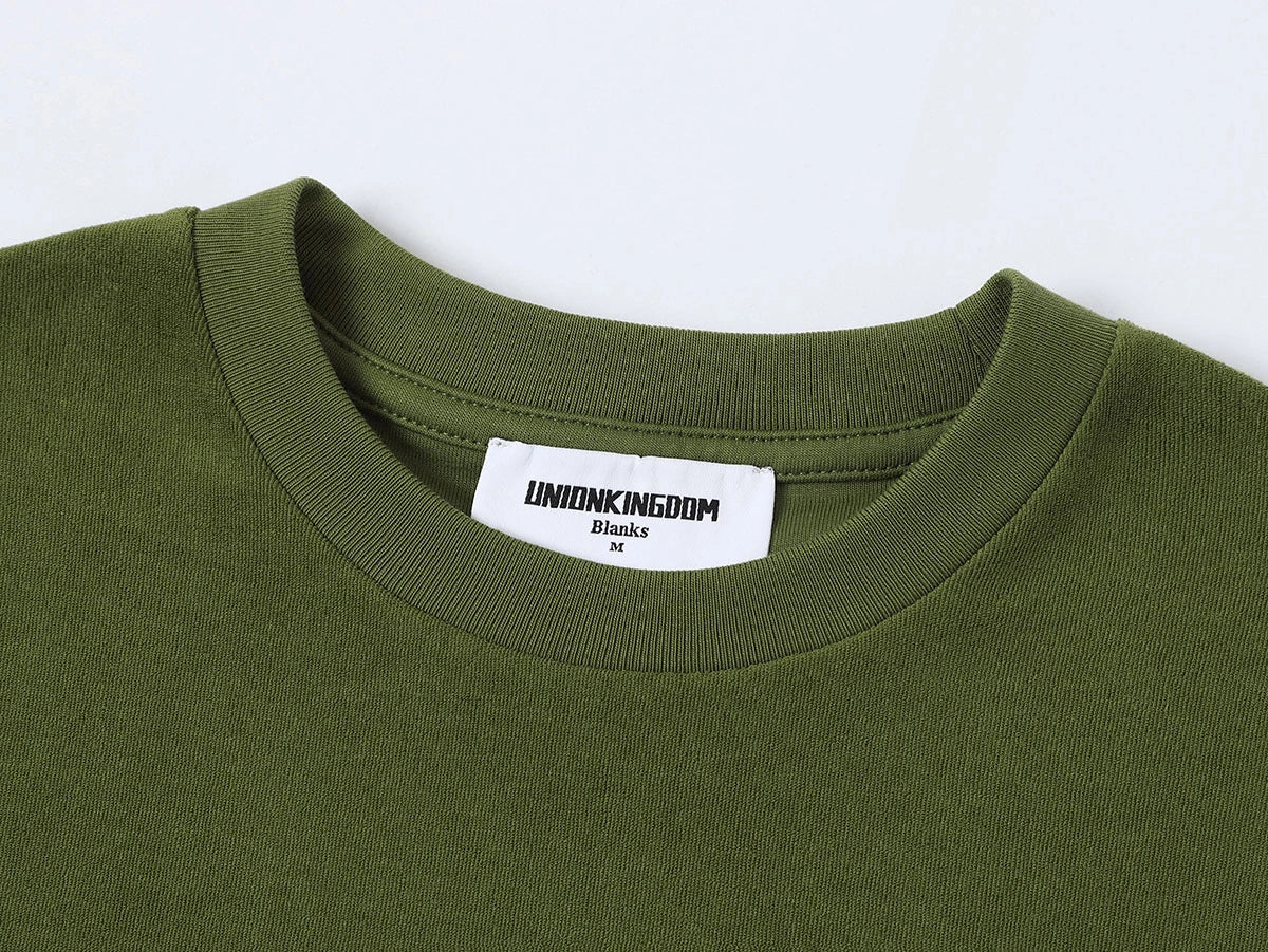 350 GSM NORMAL FIT 'MOSS GREEN' T-SHIRT