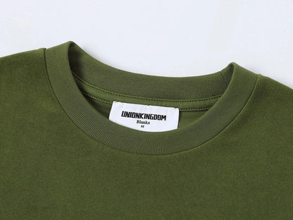 350 GSM NORMAL FIT 'MOSS GREEN' T-SHIRT