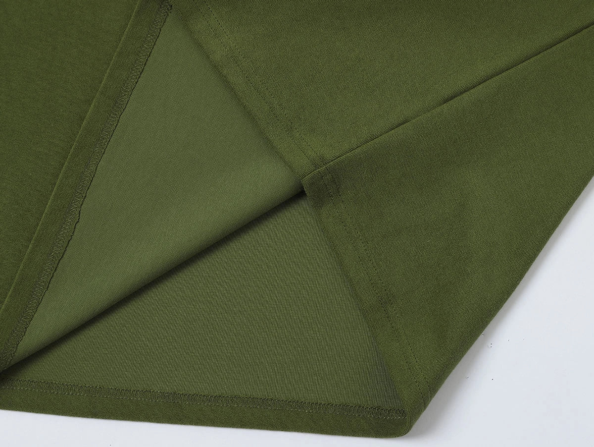 350 GSM NORMAL FIT 'MOSS GREEN' T-SHIRT