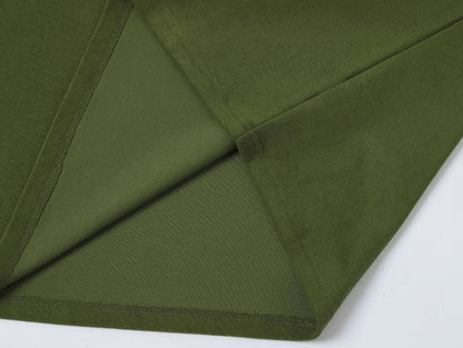 350 GSM NORMAL FIT 'MOSS GREEN' T-SHIRT