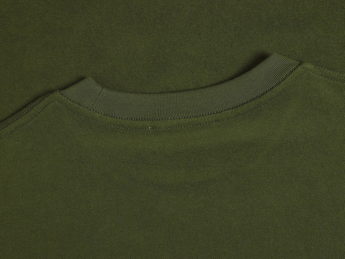 350 GSM NORMAL FIT 'MOSS GREEN' T-SHIRT