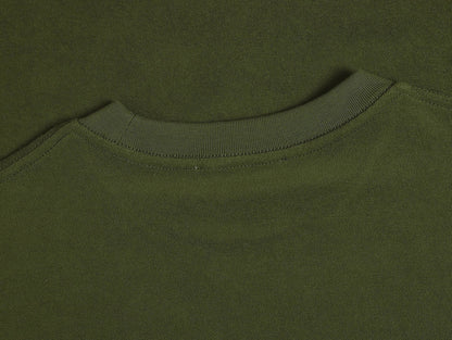 350 GSM NORMAL FIT 'MOSS GREEN' T-SHIRT