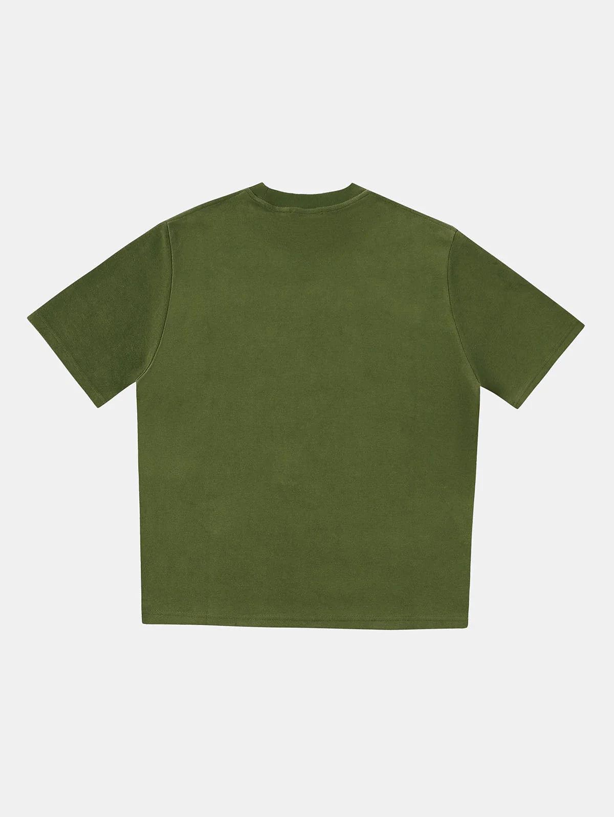 350 GSM NORMAL FIT 'MOSS GREEN' T-SHIRT
