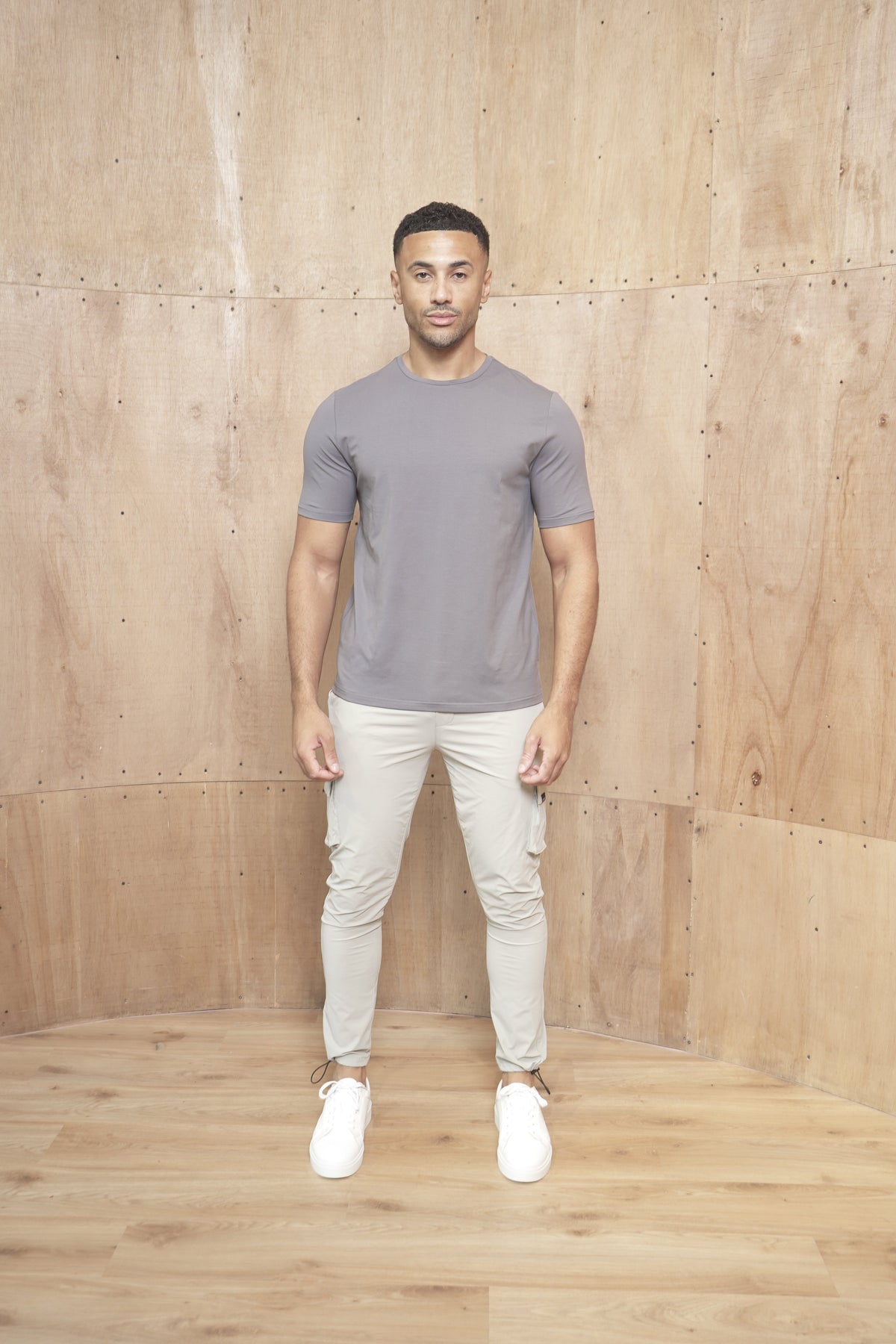 Capo Crew Neck Every Day Cotton T-Shirt - Slate Grey