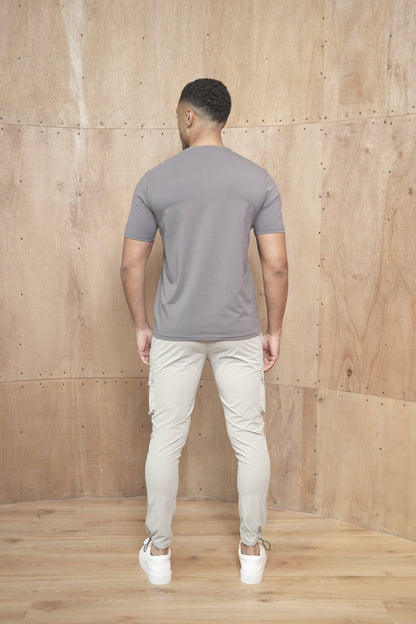 Capo Crew Neck Every Day Cotton T-Shirt - Slate Grey