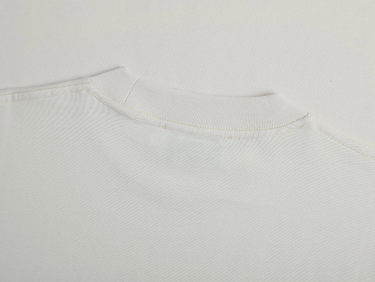 280 GSM LOOSE FIT 'SILVER WHITE' T-SHIRT