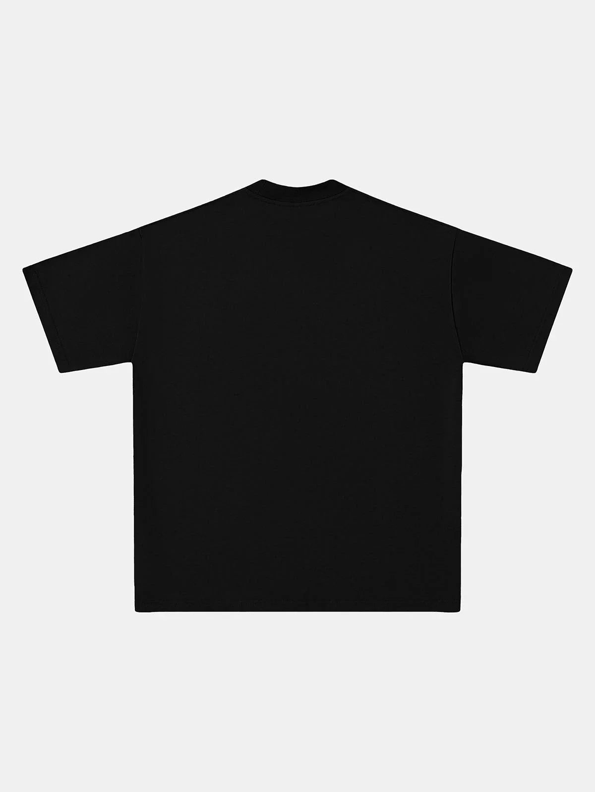 320 GSM LOOSE FIT 'BLACK' T-SHIRT