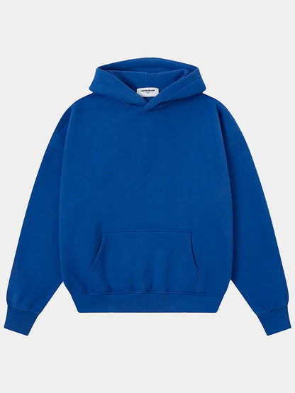 360 GSM CROPPED FIT 'CHEMICAL BLUE' HOODIE