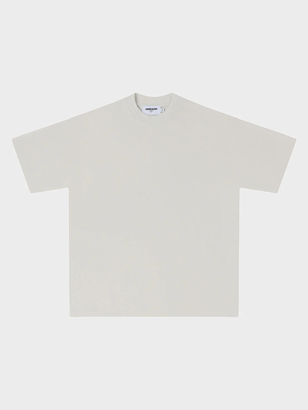 320 GSM LOOSE FIT 'SILVER WHITE' T-SHIRT