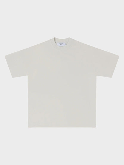 320 GSM LOOSE FIT 'SILVER WHITE' T-SHIRT