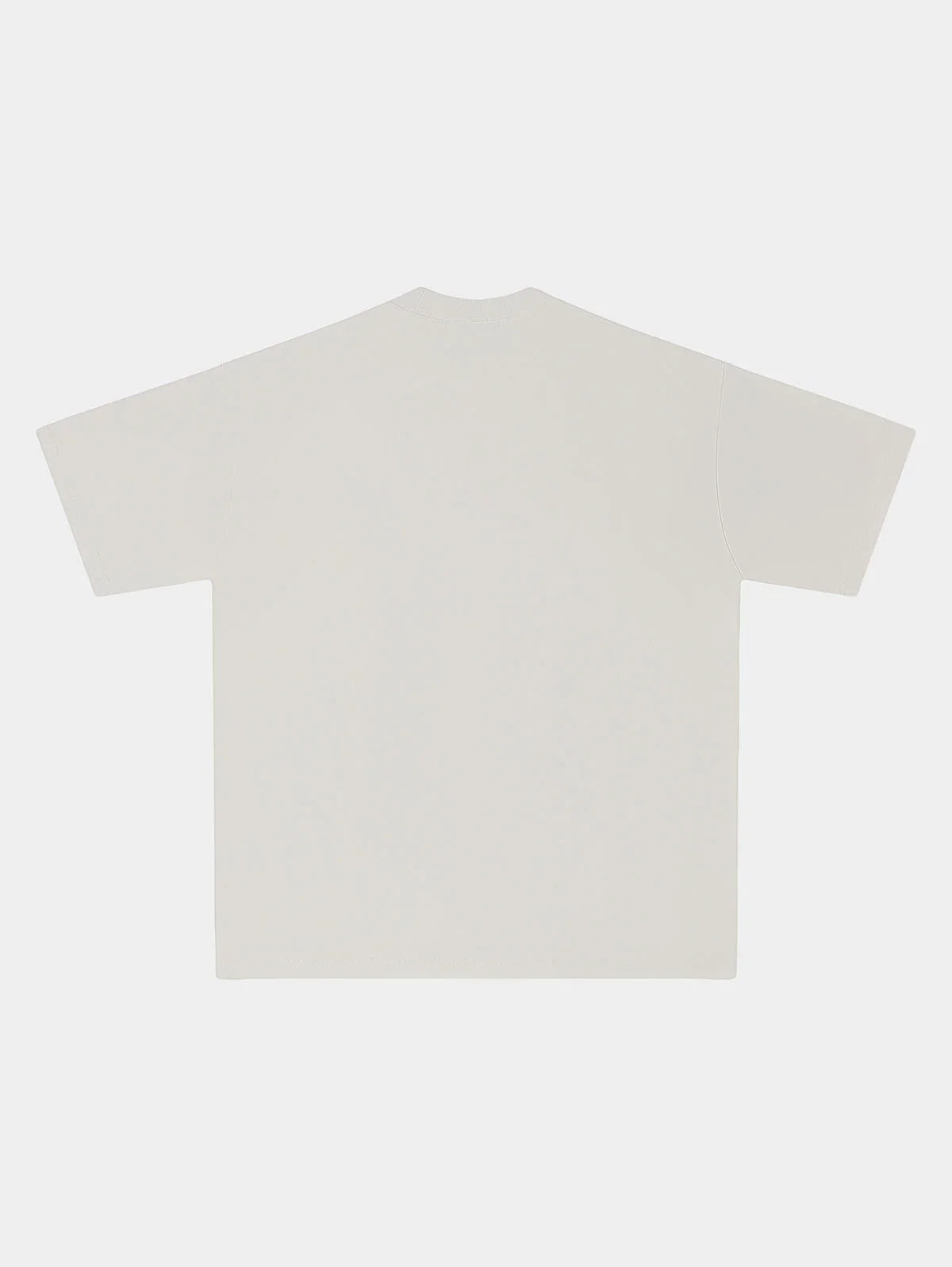 320 GSM LOOSE FIT 'SILVER WHITE' T-SHIRT