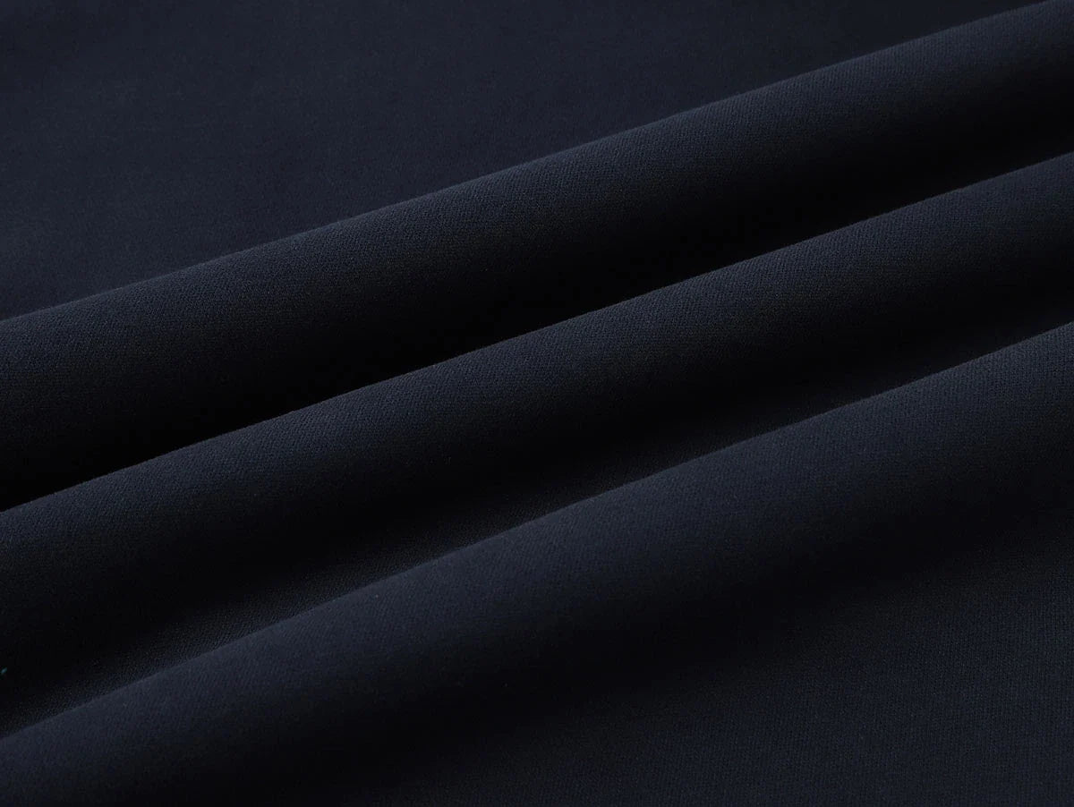 360 GSM CROPPED FIT 'NAVY BLUE' HOODIE